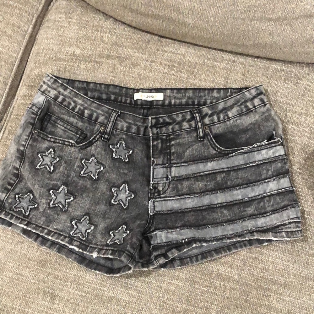 Black denim Jean shorts